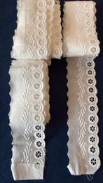Wit broderie kant 4 cm. Breed, Ophalen of Verzenden, Nieuw, Kant