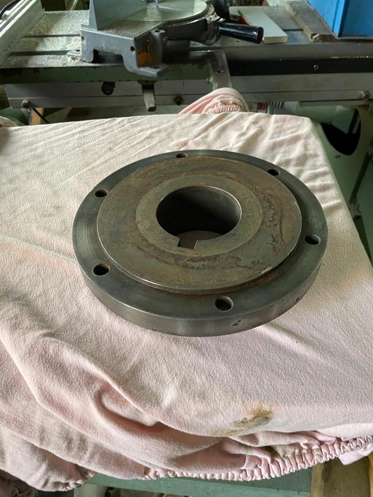 Opname flens klauwplaat dia 250 voor Gallic 16, Doe-het-zelf en Verbouw, Draaibanken, Ophalen of Verzenden, Zo goed als nieuw