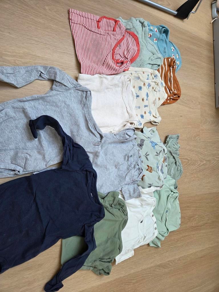 Groot pakket rompers maat 74/80 (14 stuks), Ophalen of Verzenden, Gebruikt, Jongetje of Meisje, Nacht- of Onderkleding