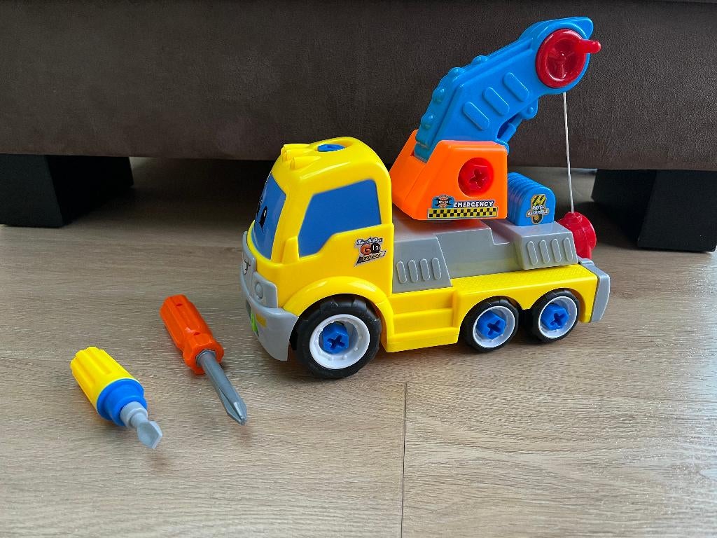 Take apart go truck takelwagen demonteerbaar, Kinderen en Baby's, Speelgoed | Speelgoedvoertuigen, Ophalen of Verzenden, Gebruikt