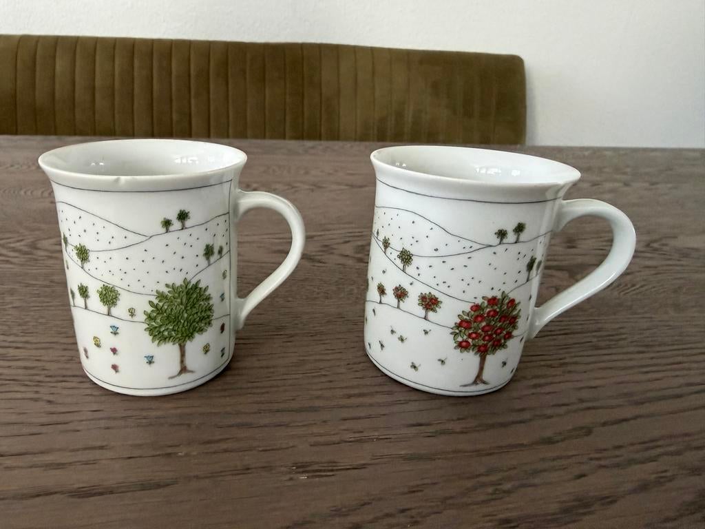 Twee Eschenbach Bavaria-Germany mokken, Ophalen of Verzenden, Zo goed als nieuw, Overige stijlen, Kop(pen) en/of Schotel(s)