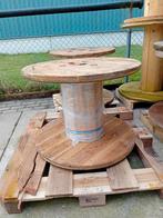 Houten kabelhaspel, Ophalen, Rond, 50 tot 100 cm