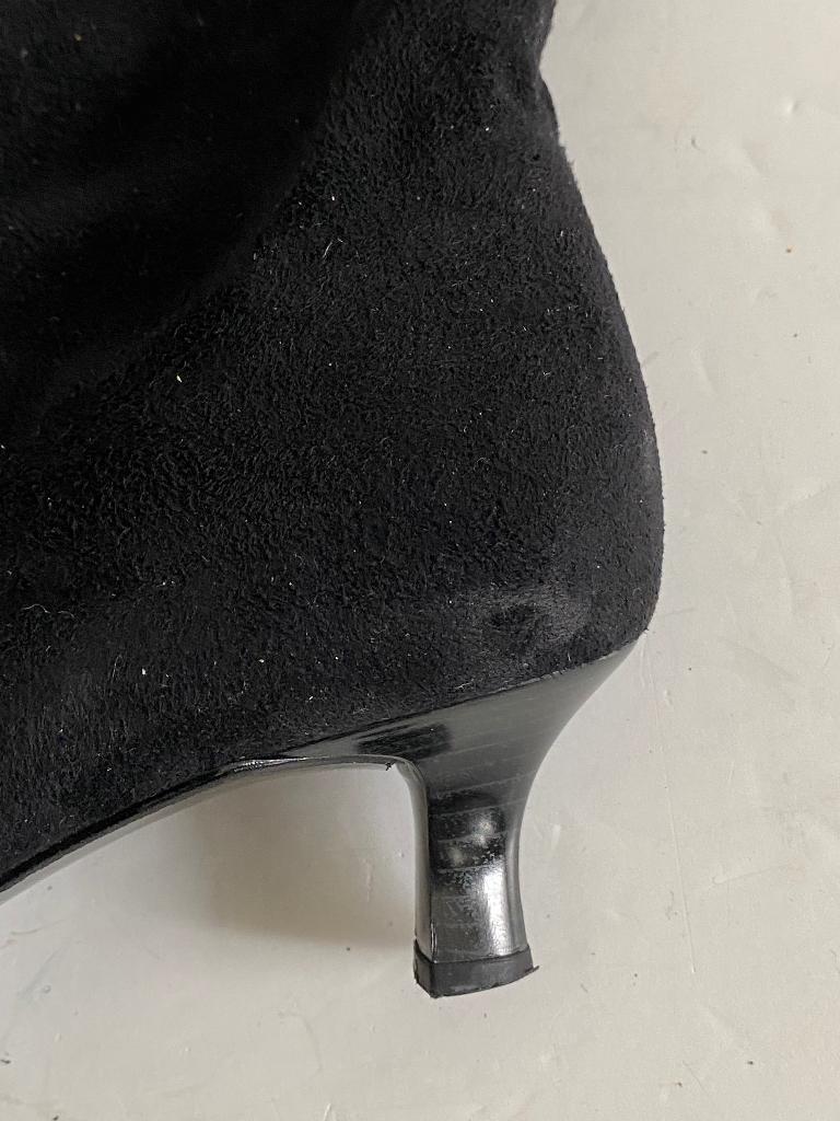 K72 Gabor maat 38 elastische lage laarsjes laarzen hak zwart, Zwart, Gabor, Ophalen of Verzenden, Zo goed als nieuw