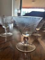 Antieke Kristallen Geslepen Glazen - 75 Jaar Oud, Ophalen