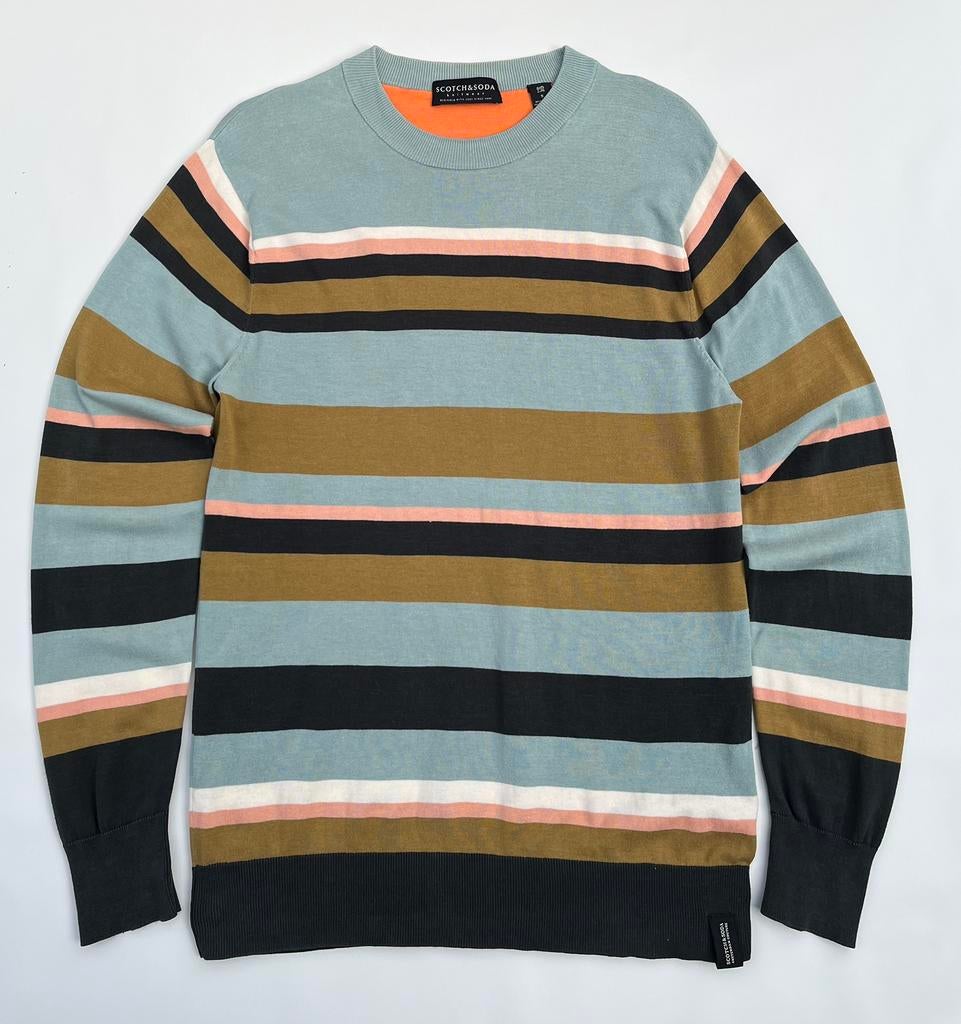 scotch soda heren trui gestreept maat s, Kinderen en Baby's, Kinderkleding | Maat 116, Ophalen of Verzenden, Zo goed als nieuw