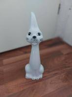 Oude witte porselein haas, jaren 70, H34cm, Ophalen of Verzenden, Zo goed als nieuw, Dier