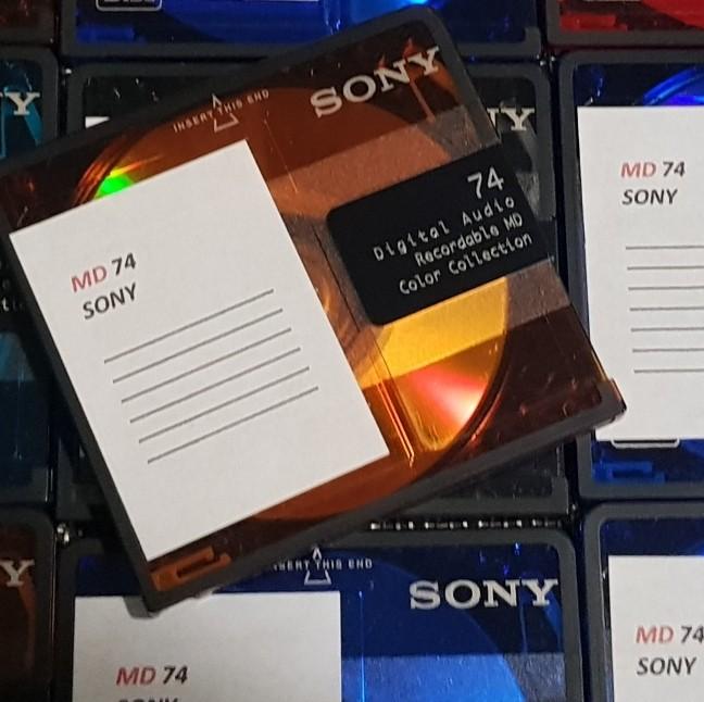 10 Sony MD 74 minidiscs met hoesjes, Audio, Tv en Foto, Walkmans, Discmans en Minidiscspelers, Verzenden