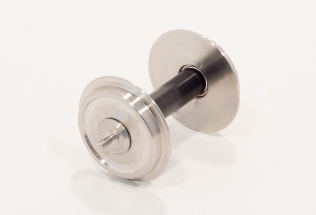 NIEUW: Roestvrijstalen gelagerde Wielen 30 en 34 mm SPOOR G, Overige merken, Gelijkstroom, Ophalen of Verzenden, Nieuw