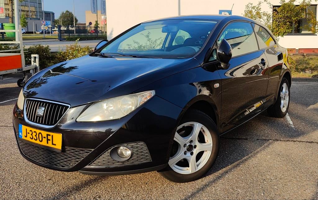 Seat Ibiza 1.2 TSI 77KW 2011 Zwart, Auto's, Seat, Particulier, Ibiza, Airbags, Airconditioning, Bluetooth, Bochtverlichting, Cruise Control