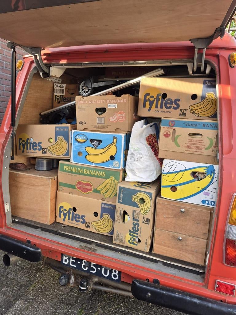 Ongeveer 55 bananendozen in 1 koop, Verzamelen, Ophalen of Verzenden
