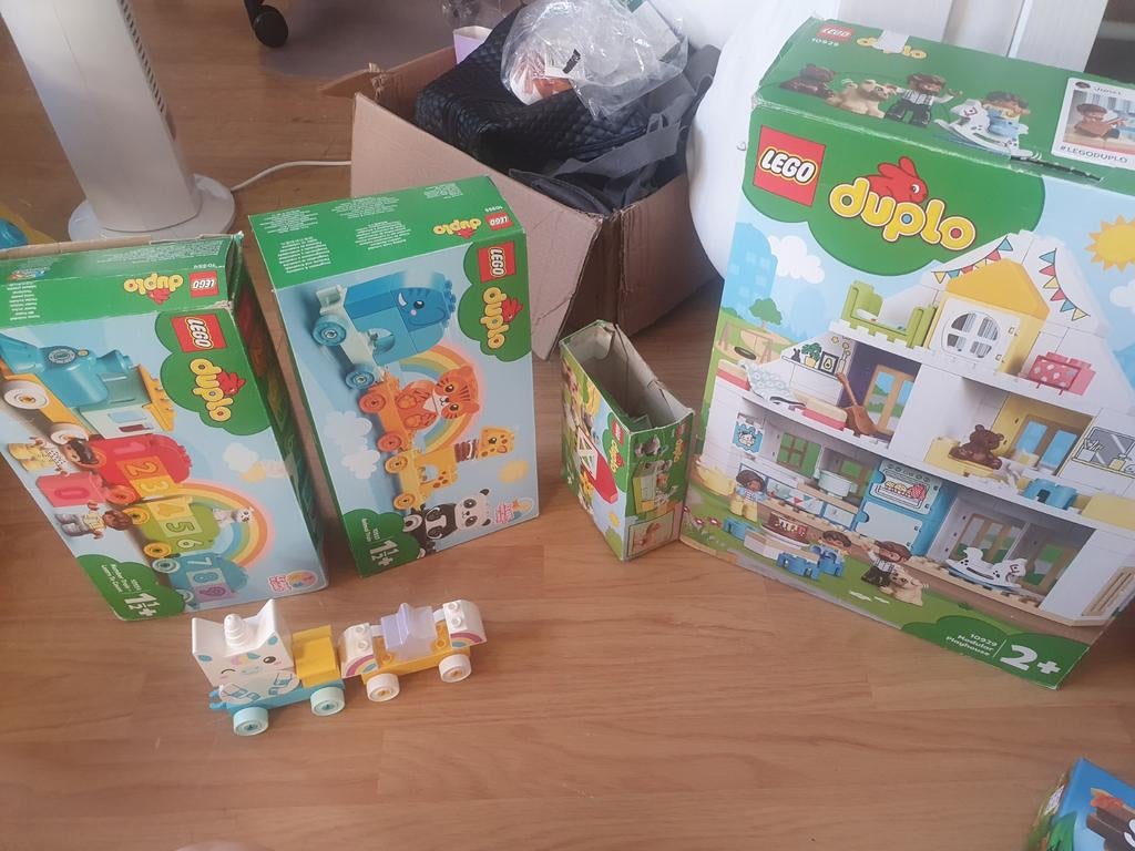 Lego Duplo grote set, Ophalen, Zo goed als nieuw, Duplo, Compleet
