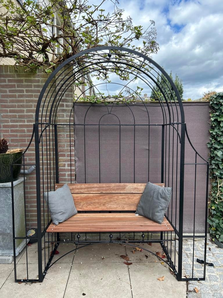 Rozenboog met bankje, Tuin en Terras, Ophalen, Gebruikt, Metaal