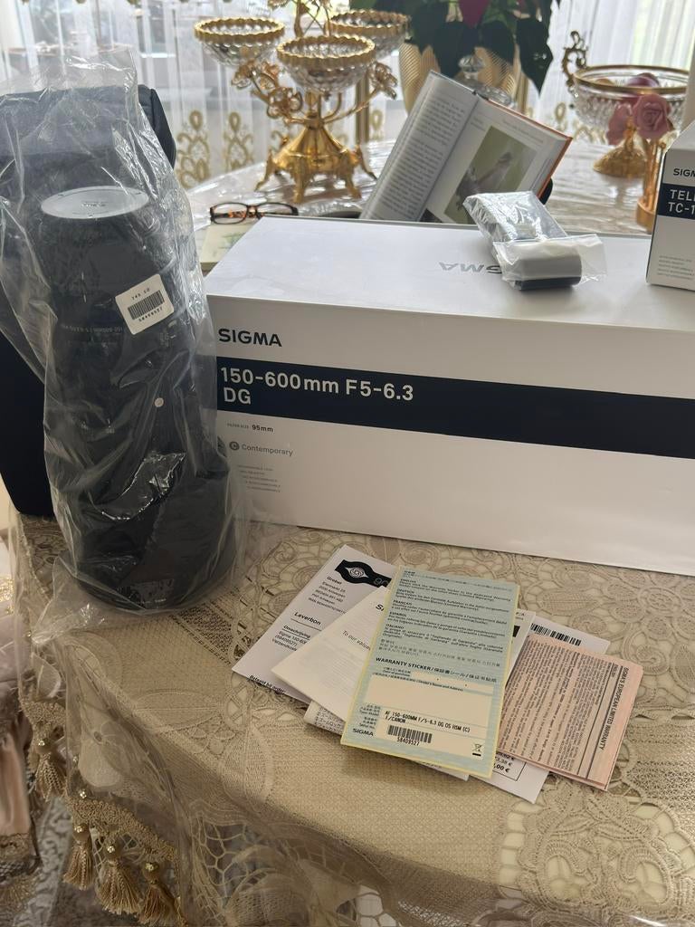 Sigma 150-600  Canon met tele converter TC-1401, Ophalen of Verzenden, Zo goed als nieuw