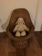 Rotan kinderstoeltje peuterstoeltje riet vintage tuinstoel, Ophalen, Zo goed als nieuw, Stoel(en)