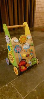 Houten loopwagen, Ophalen, Gebruikt, Duw- of Trekspeelgoed