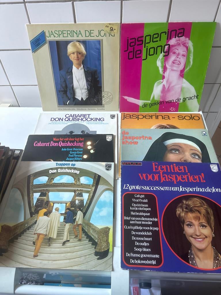 Cabaret LP's uit de jaren '70 - Diverse artiesten, Ophalen, 1970 - 1979, Gebruikt, 12 inch