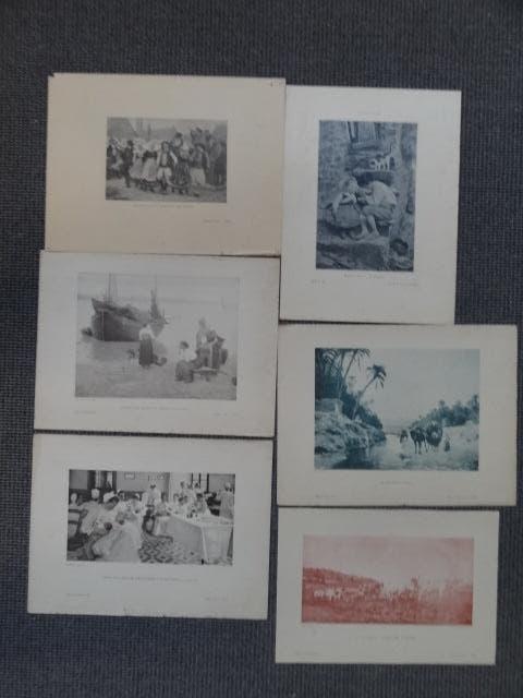 6 stuks helio gravures oa Rosa Bonheur, Labourage Nivernais., Antiek en Kunst, Kunst | Etsen en Gravures, Overige technieken, Dagelijks leven