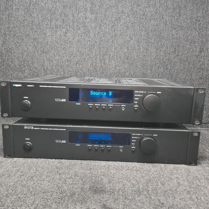 APART CONCEPT 1 versterker 2x, Audio, Tv en Foto, Luidsprekers, Gebruikt, Front, Rear of Stereo speakers, 120 watt of meer, Overige merken