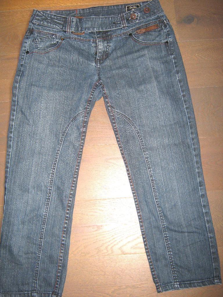 Leuke  broek maat 40 van Geisha ., Ophalen of Verzenden, Gedragen, Blauw, W30 - W32 (confectie 38/40)