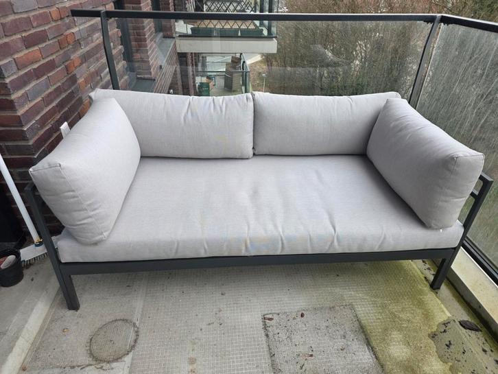 Loungebank, Tango modulaire bank, Tuin en Terras, Tuinsets en Loungesets, Zo goed als nieuw, Aluminium, 2 zitplaatsen, Bank, Ophalen