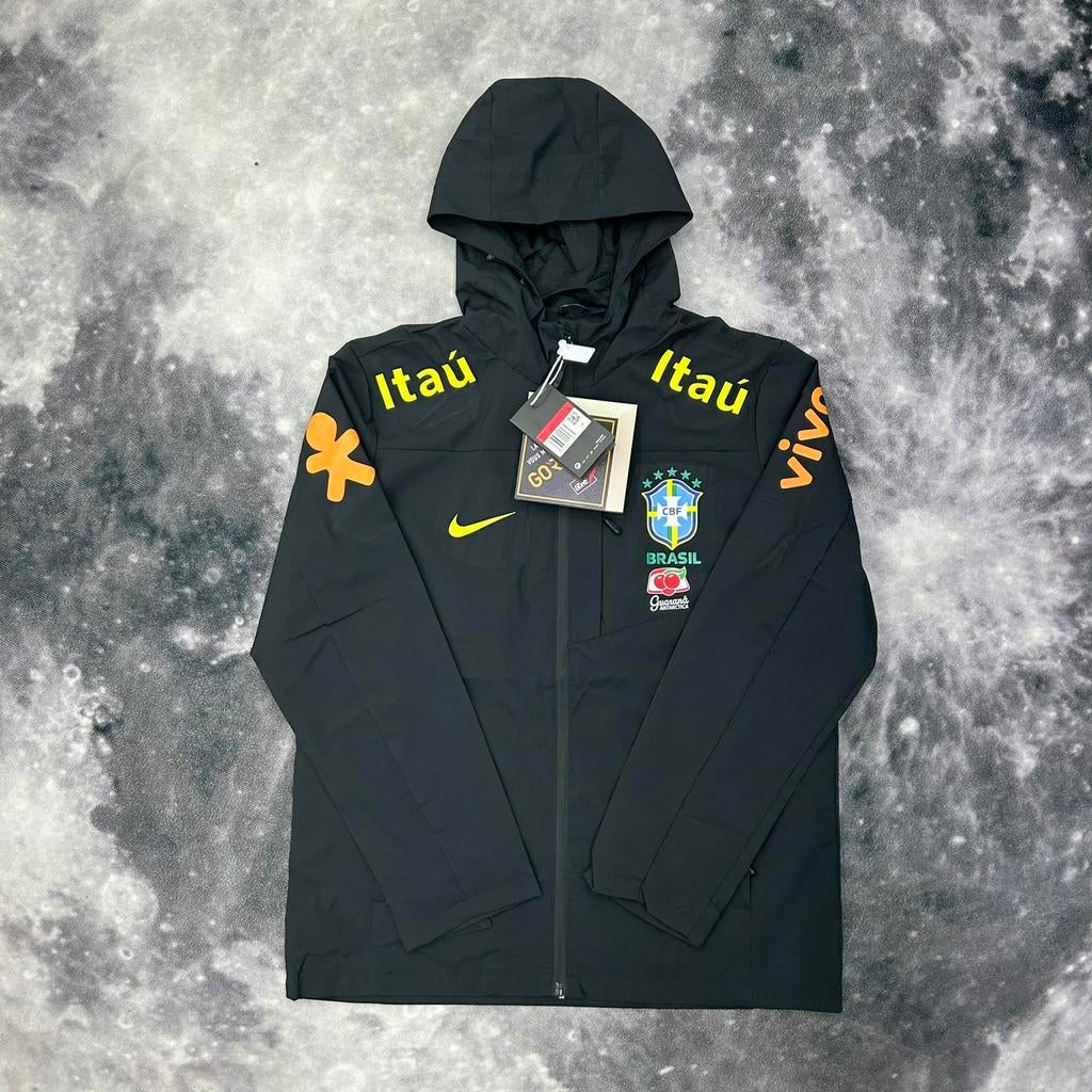 Brazilië Jas Zwart CBF, Ophalen of Verzenden, Nieuw, Overige maten, Zwart