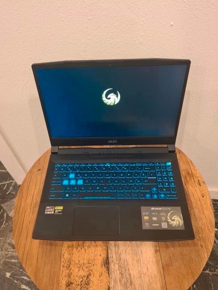 MSI Bravo 15 C7VF - Ryzen 5, RTX 4060 Gaming Laptop 3D, Computers en Software, Windows Laptops, Zo goed als nieuw, 15 inch, SSD