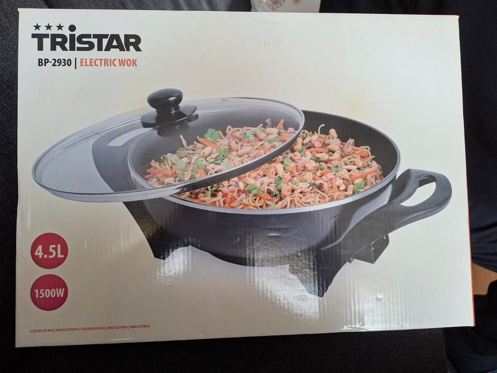Tristar BP-2930 Elektrische Wokpan 4.5L, Ophalen of Verzenden, Nieuw