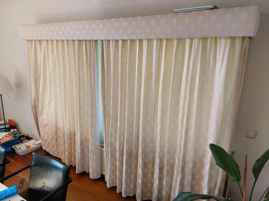 Hang gordijnen en vouw gordijnen, Ophalen, Gebruikt, 200 cm of meer, 200 cm of meer