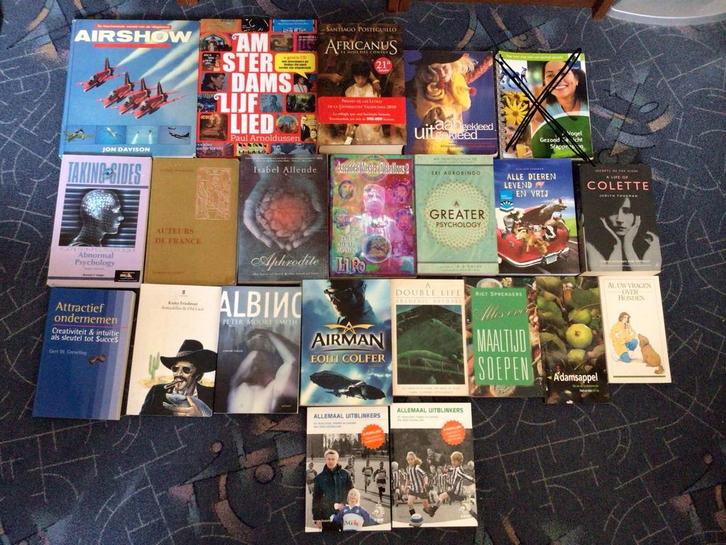 Diverse boeken beginnend met de letter A, Boeken, Partijen en Verzamelingen, Zo goed als nieuw, Ophalen of Verzenden