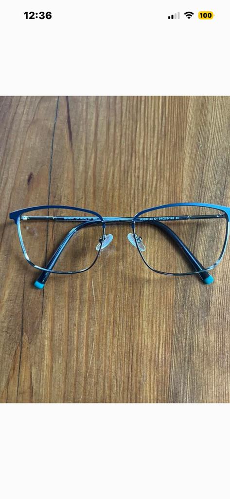 Nieuw montuur, Overige merken, Blauw, Ophalen of Verzenden, Zo goed als nieuw