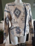 SET jasje zomer jas biker model M 38 40, Verzenden, Gedragen, Maat 38/40 (M), Beige