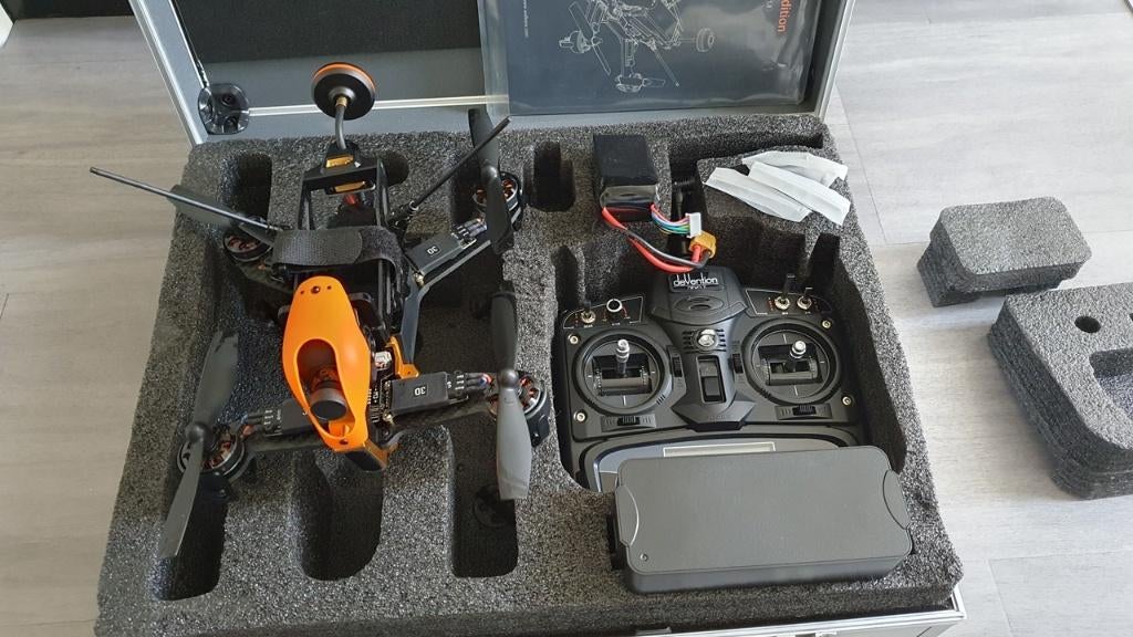 Walkera F210 3D drone in koffer, Walkera, 100 tot 1000 meter, First person view (FPV), Topkwaliteit