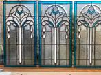 4 stuks glasramen opaline art deco, Ophalen of Verzenden