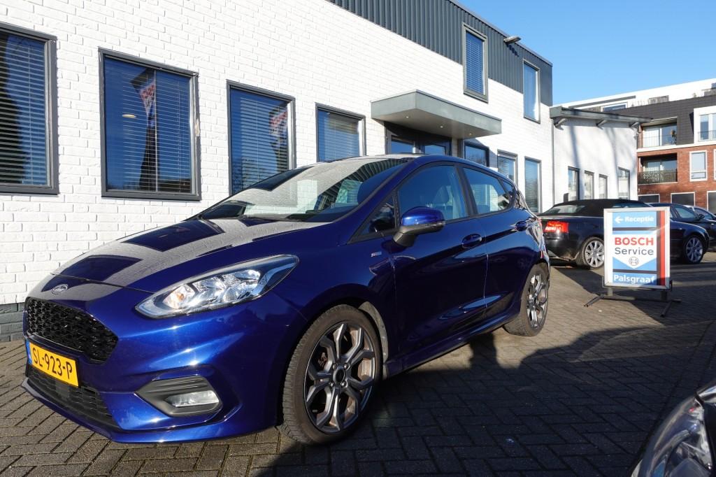 Ford FIESTA 1.0 ECOB. ST-LINE Zeer fraai nw distributieriem, Gebruikt, Euro 6, Blauw, Origineel Nederlands