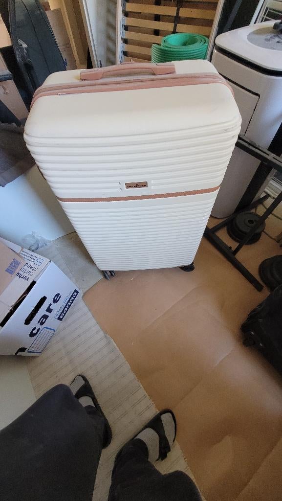 Trolley reiskoffer, Ophalen, Zo goed als nieuw, Hard kunststof, 70 cm of meer