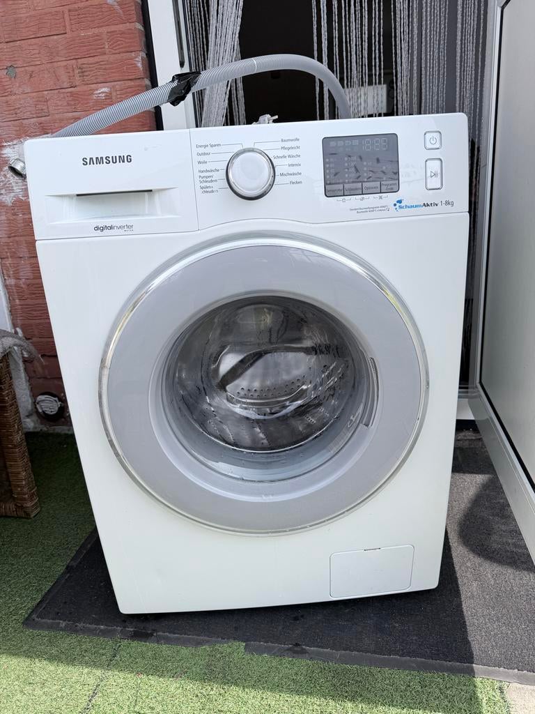 Samsung EcoBubble Wasmachine 8.0KG - Efficiënt & Schoon, 1200 tot 1600 toeren, Gebruikt, 8 tot 10 kg, Ophalen of Verzenden