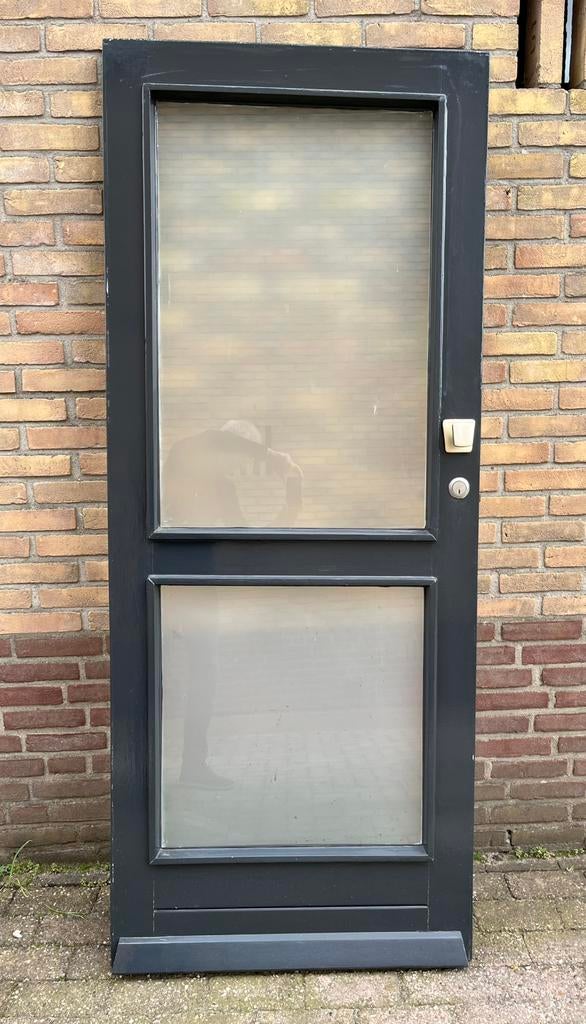 Voordeur, Doe-het-zelf en Verbouw, Deuren en Horren, Ophalen, Gebruikt, 80 tot 100 cm, Buitendeur