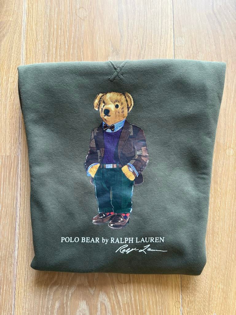 Polo Ralph Lauren Bear Sweater Groen Maat S, Verzenden, Zo goed als nieuw, Maat 46 (S) of kleiner, Groen