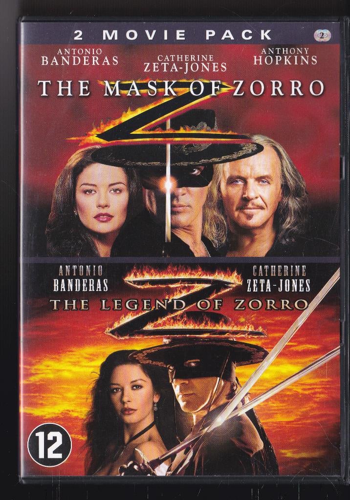 The mask of Zorro & The legend of Zorro ֎ Antonio Banderas, Vanaf 12 jaar, Ophalen of Verzenden, Zo goed als nieuw, Boxset