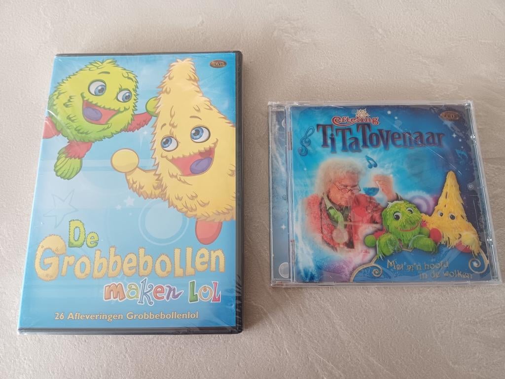 Efteling dvd met cd nieuw de grobbebollen en ti ta tovenaar., Ophalen of Verzenden, Nieuw in verpakking