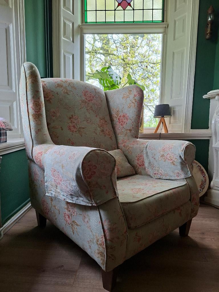 Klassieke fauteuil, Huis en Inrichting, Fauteuils, Ophalen, Gebruikt, Klassiek, 75 tot 100 cm