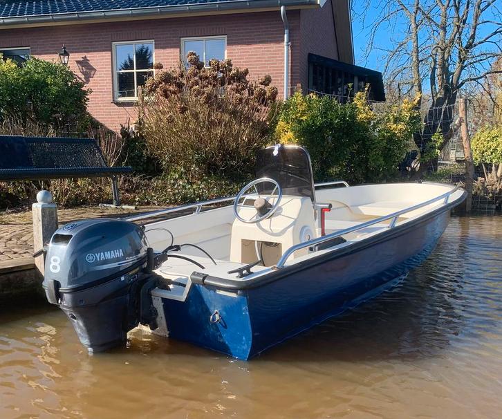 Verano 380 consoleboot en Ryds 425 roeiboot, Watersport en Boten, Vis- en Consoleboten, Zo goed als nieuw, Tot 10 pk, 3 tot 6 meter