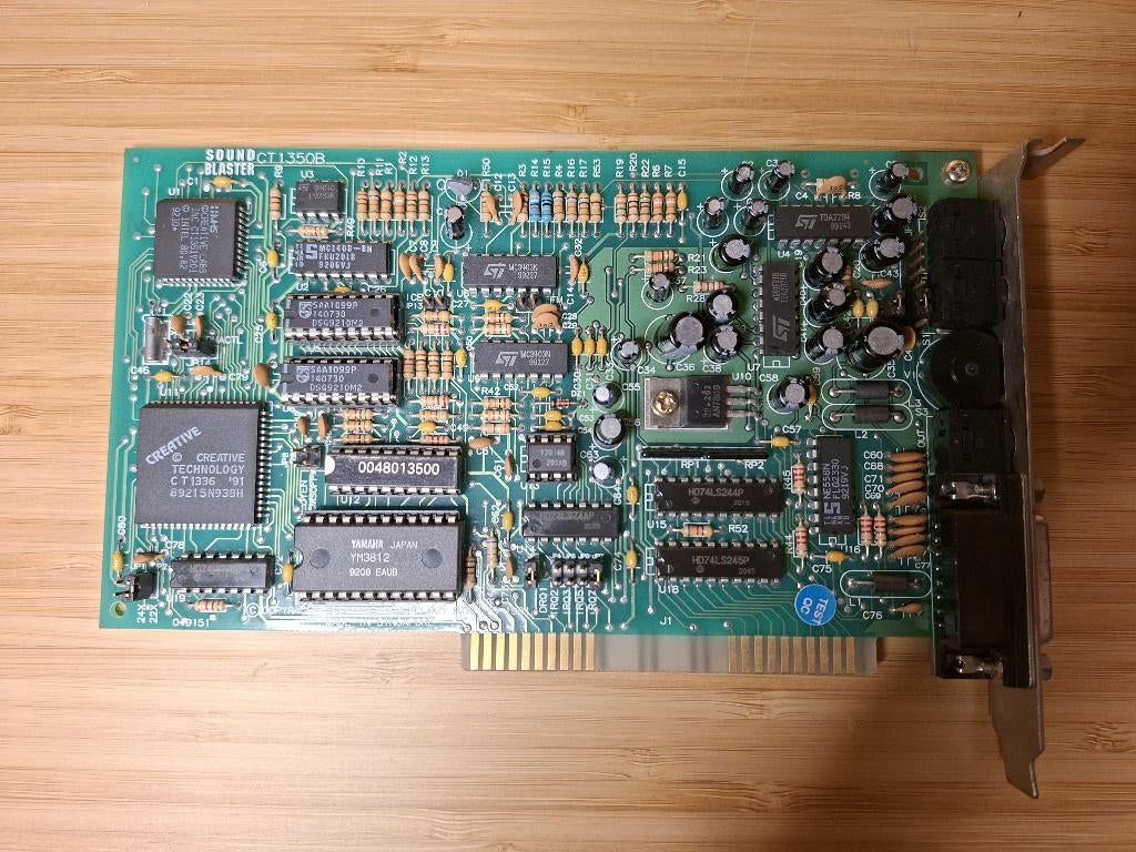 Creative Labs Sound Blaster 2.0 Model CT1350B ISA, Computers en Software, Vintage Computers, Ophalen of Verzenden