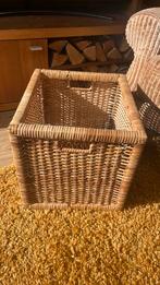 Ikea rieten mand, Ophalen, Gebruikt, Vierkant, Riet