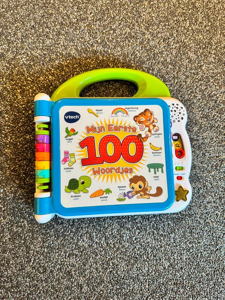 VTech Mijn eerste 100 woordjes, Kinderen en Baby's, Speelgoed | Educatief en Creatief, Gebruikt, Taal en Lezen, Met geluid, Ophalen of Verzenden