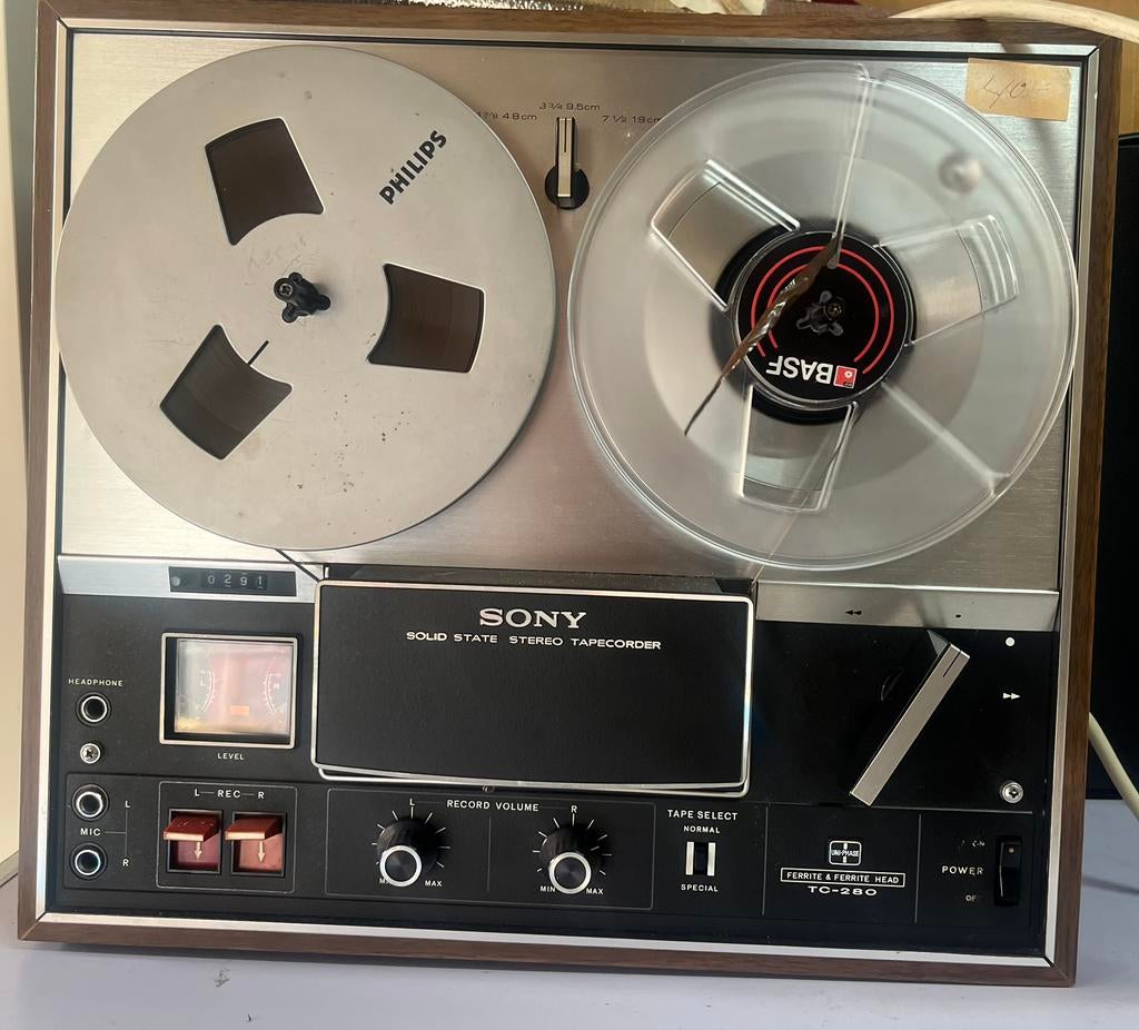 Sony TC-280 bandrecorder, Ophalen of Verzenden, Bandrecorder