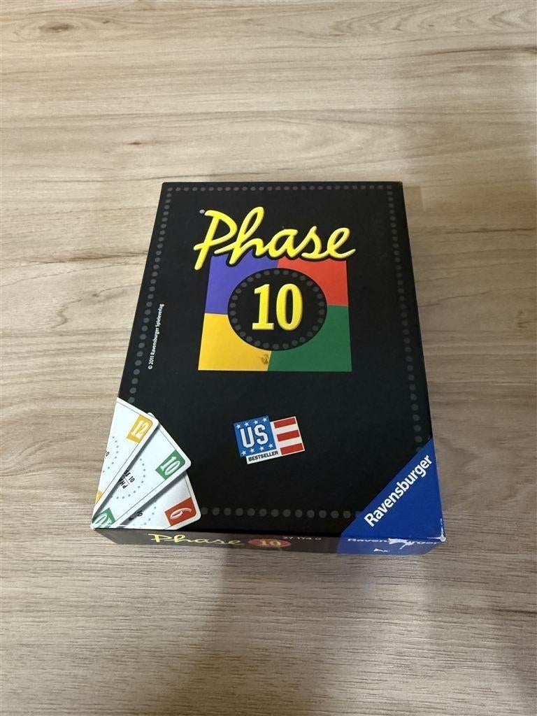 Phase 10 - kaartspel - s3243, Hobby en Vrije tijd, Gezelschapsspellen | Bordspellen, Verzenden, Zo goed als nieuw