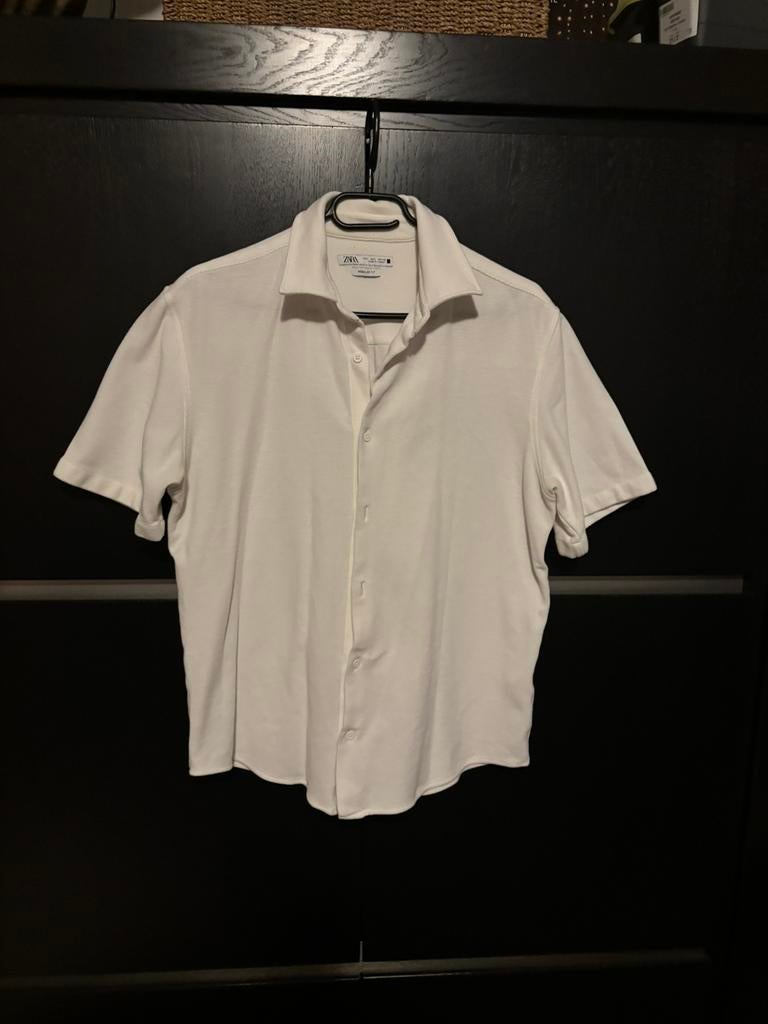Zara blouse heren, Kleding | Heren, Ophalen of Verzenden, Zo goed als nieuw, Wit, Halswijdte 41/42 (L)