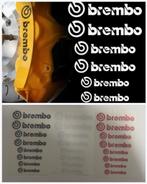 Brembo remklauw stickers (6 stuks) OEM Zwart / Wit / Rood, Ophalen of Verzenden