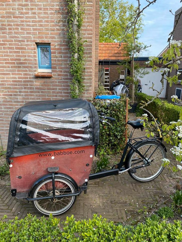 Babboe Big Bakfiets - Niet Elektrisch, Regenhuif & Babyzitje, Fietsen en Brommers, Fietsen | Bakfietsen, Gebruikt, Overige merken